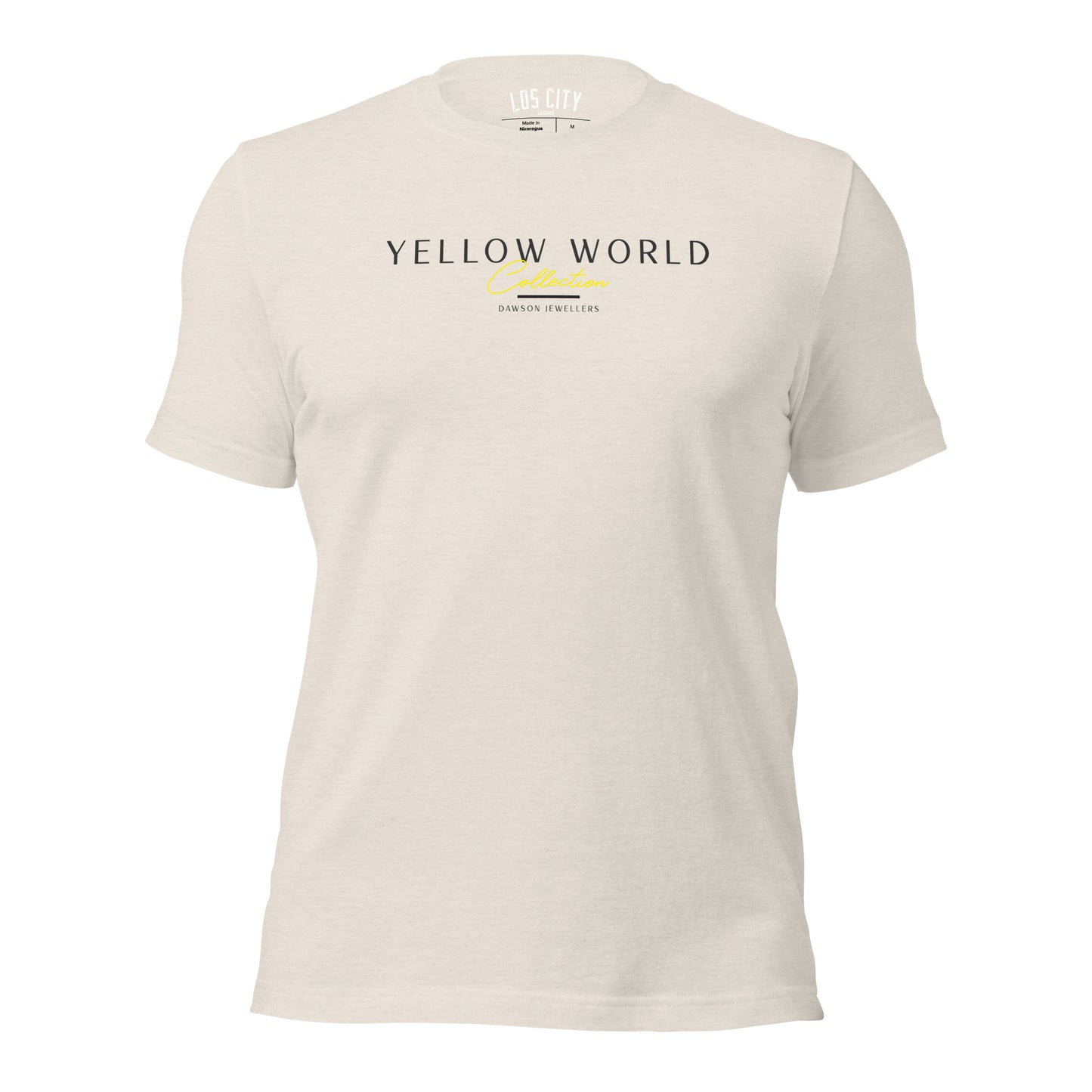 Yellow World Collection Unisex t-shirt