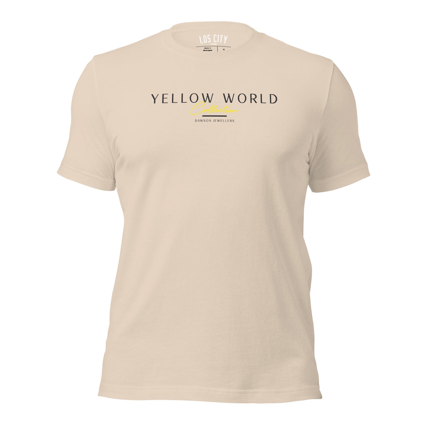 Yellow World Collection Unisex t-shirt