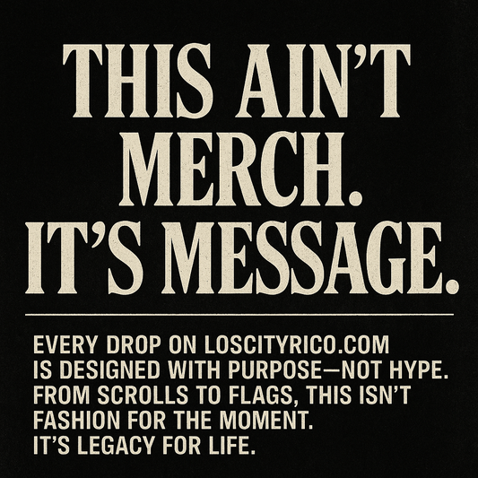 This Ain’t Merch. It’s Message.