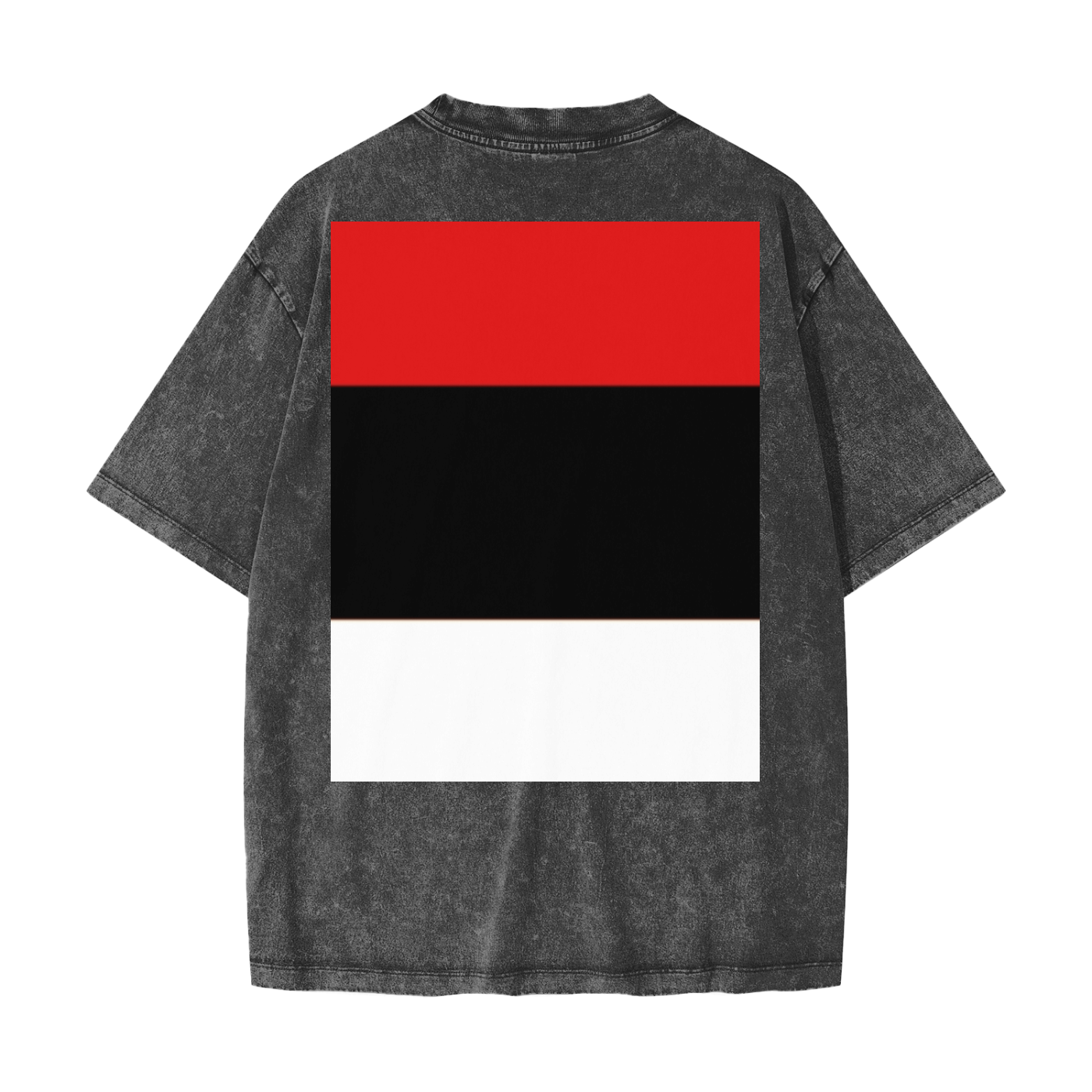 JRA Streetwear American Vintage Waxed Dyed Washed  Heavyweight 100% Cotton T-Shirt