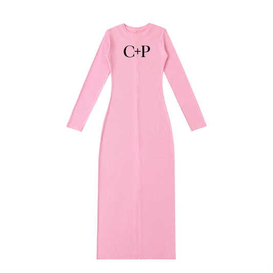 Copy + Paste Slit Maxi Dress