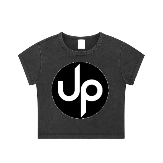 United People UP Snow Washed Crop Top