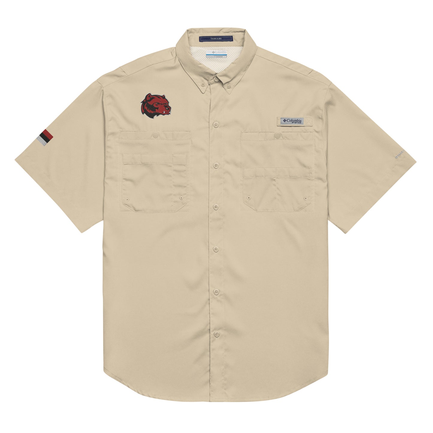 Juan Rico Academy Men’s Columbia short sleeve button shirt
