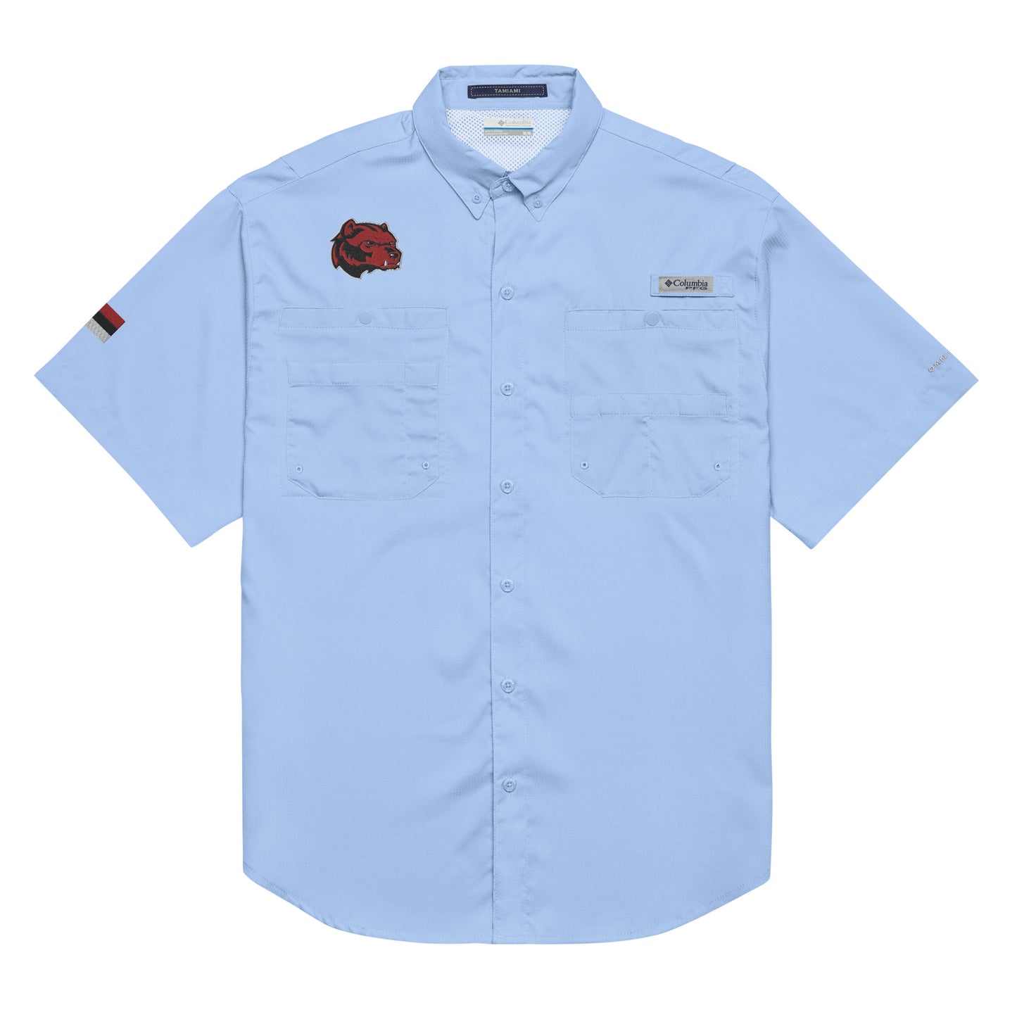 Juan Rico Academy Men’s Columbia short sleeve button shirt