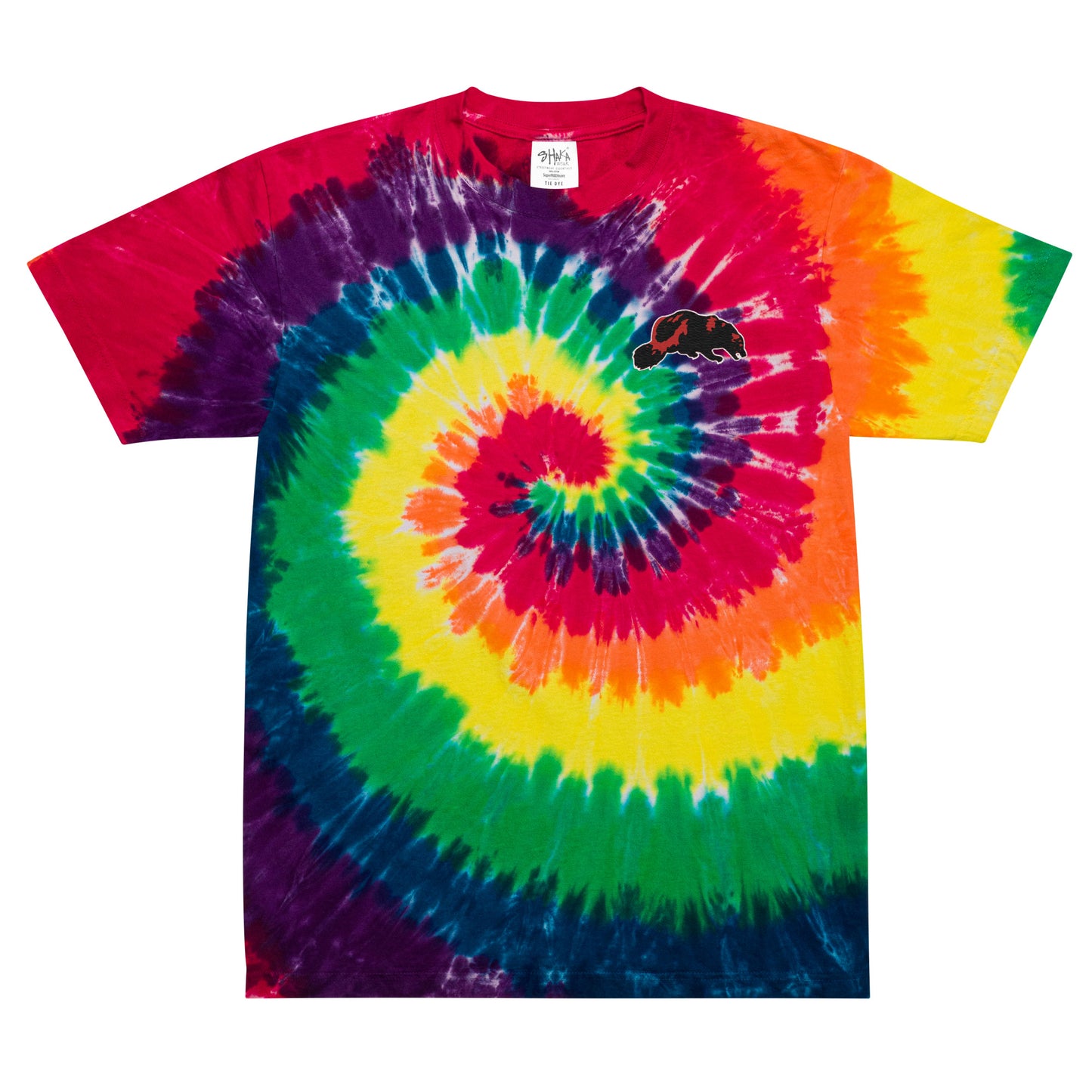 Juan Rico Wolverine Sample Oversized tie-dye t-shirt