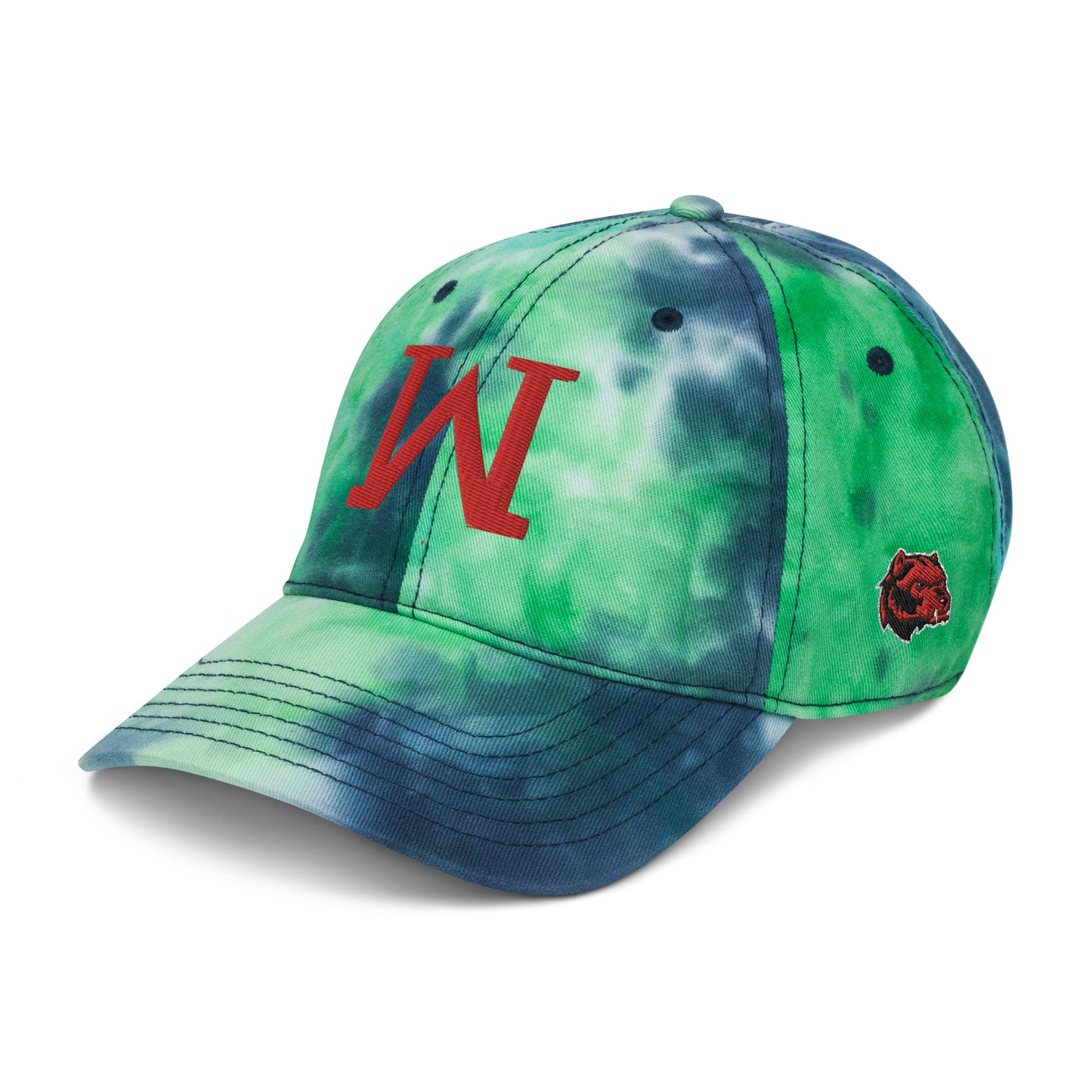 JRA "W' Tie dye hat Juan Rico Academy Wolverines