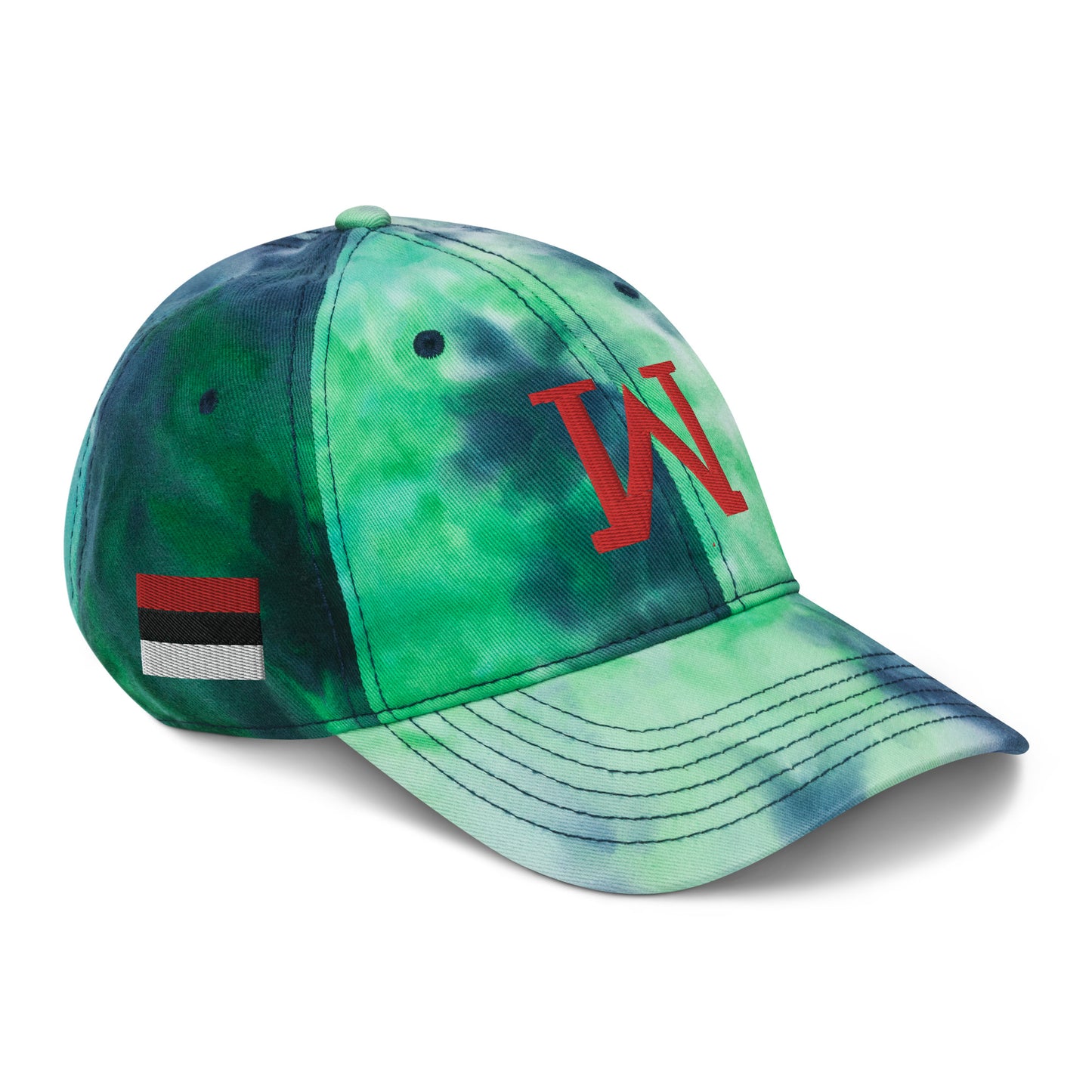 JRA "W' Tie dye hat Juan Rico Academy Wolverines