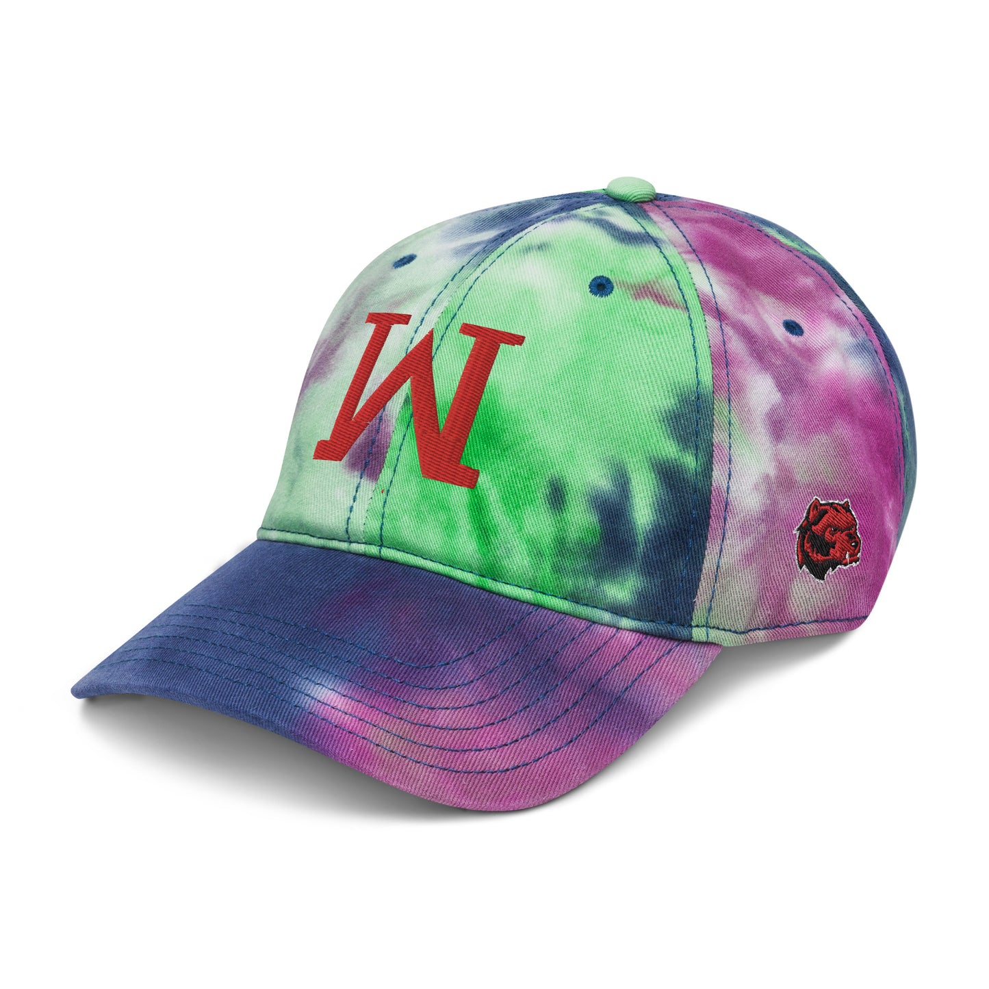 JRA "W' Tie dye hat Juan Rico Academy Wolverines