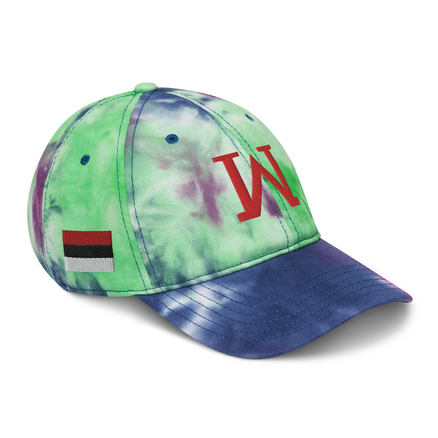 JRA "W' Tie dye hat Juan Rico Academy Wolverines