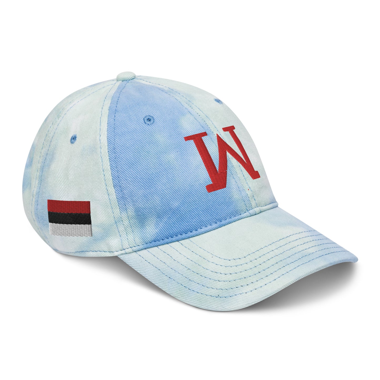 JRA "W' Tie dye hat Juan Rico Academy Wolverines