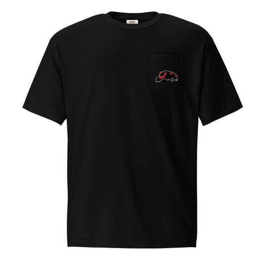 Juan Rico Wolverine Unisex garment-dyed pocket t-shirt