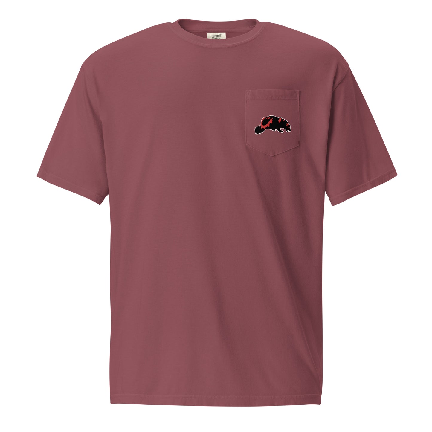 Juan Rico Wolverine Unisex garment-dyed pocket t-shirt