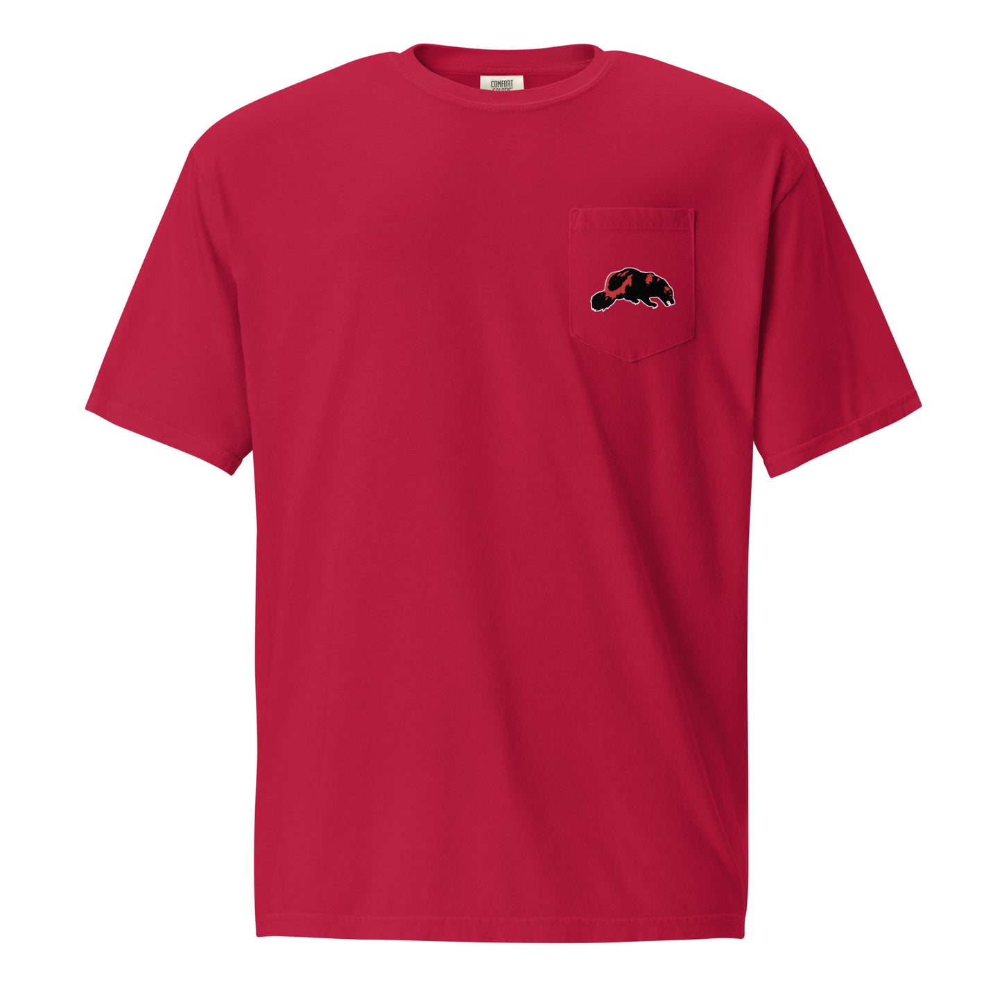 Juan Rico Wolverine Unisex garment-dyed pocket t-shirt
