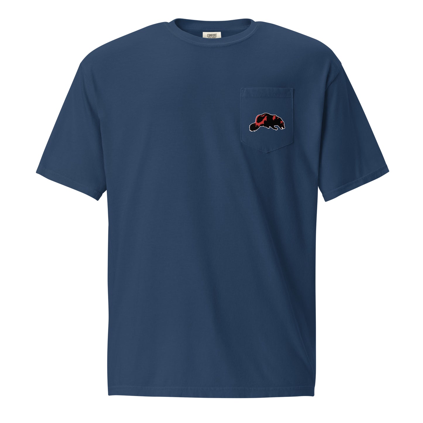Juan Rico Wolverine Unisex garment-dyed pocket t-shirt