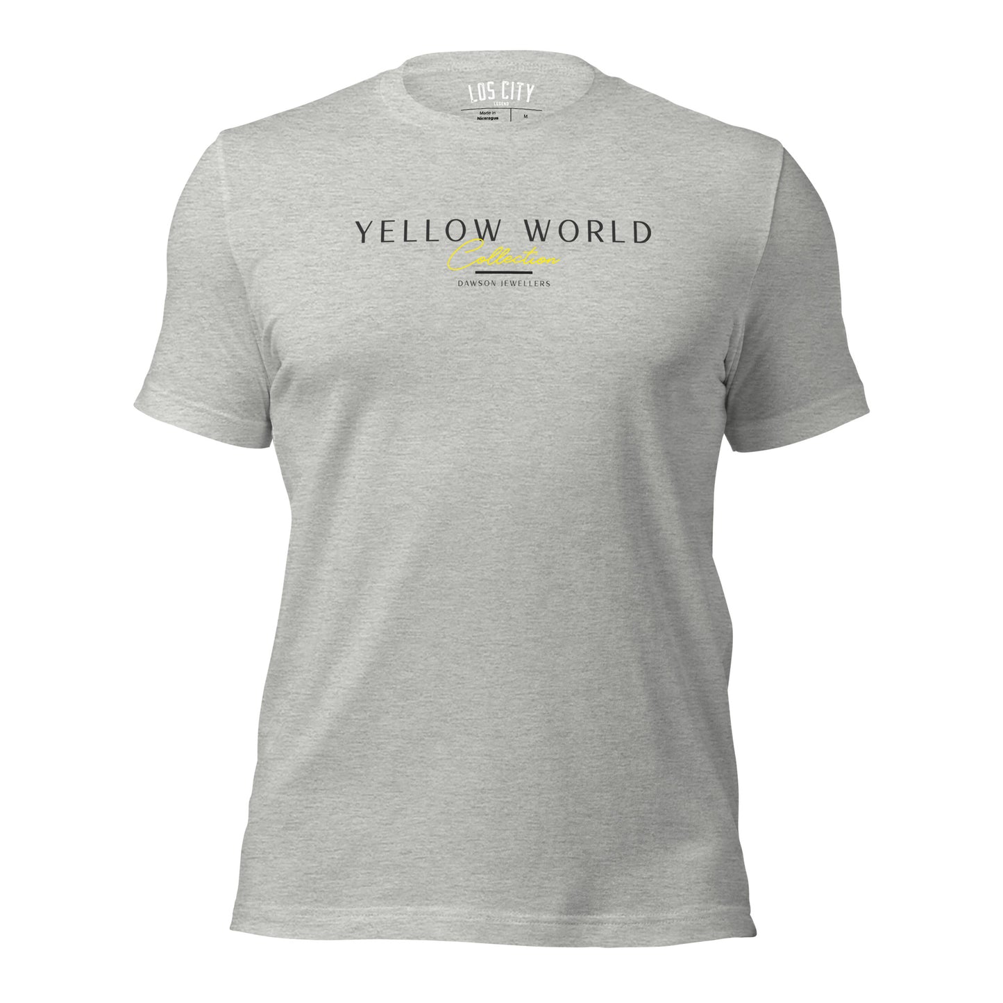 Yellow World Collection Unisex t-shirt