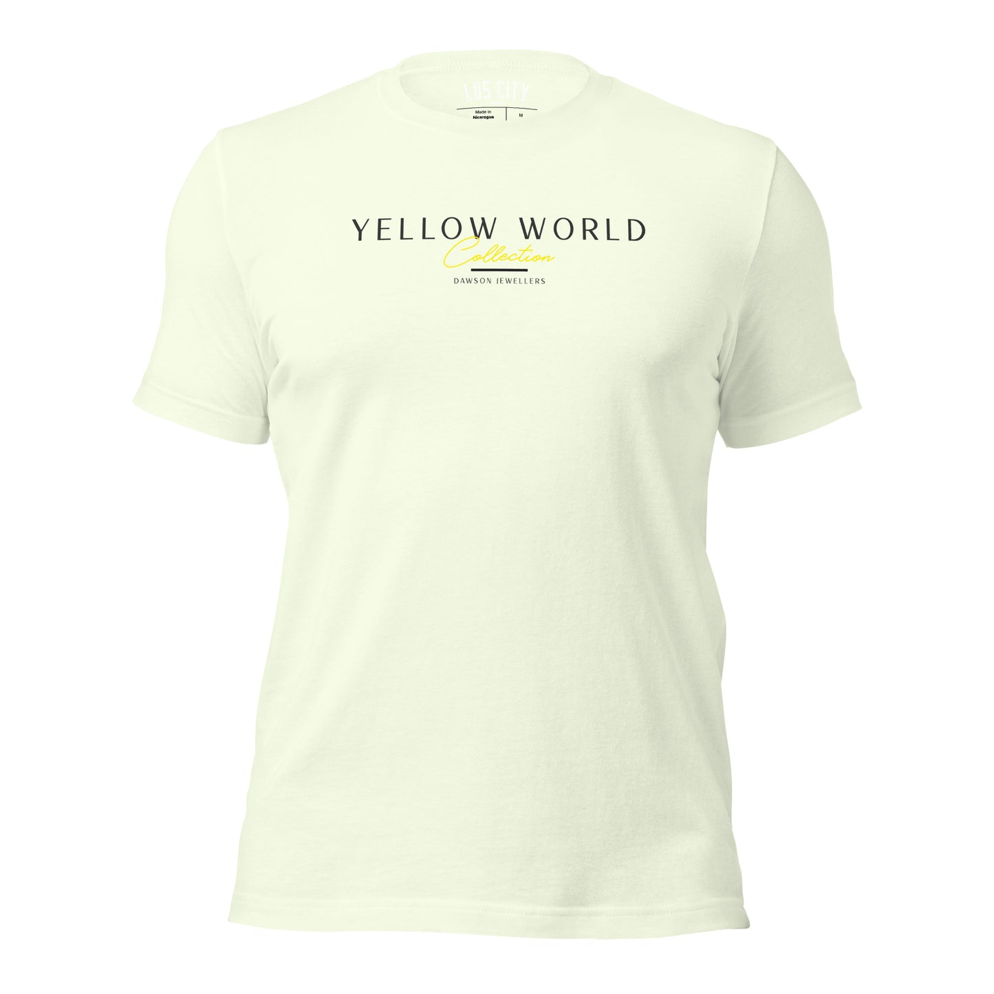 Yellow World Collection Unisex t-shirt