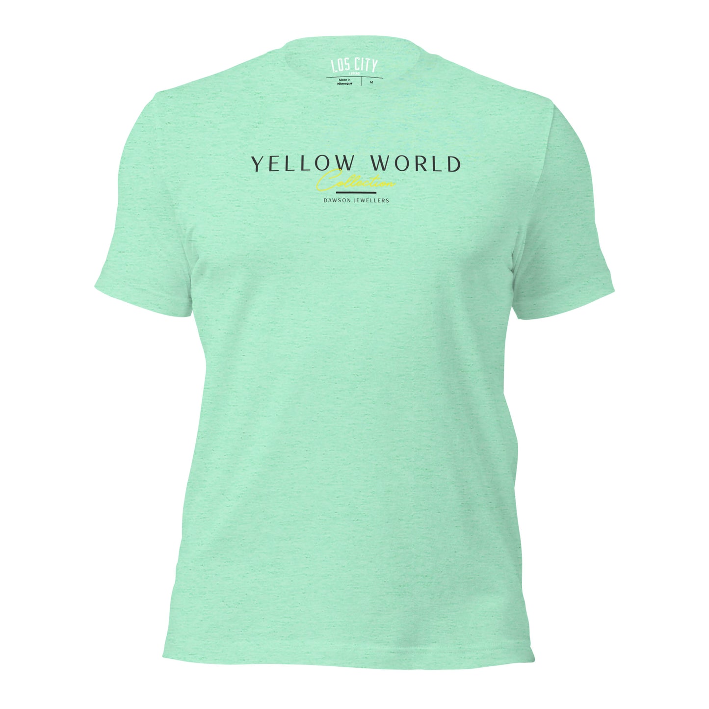 Yellow World Collection Unisex t-shirt
