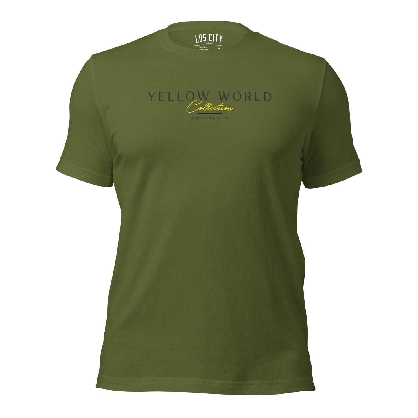 Yellow World Collection Unisex t-shirt