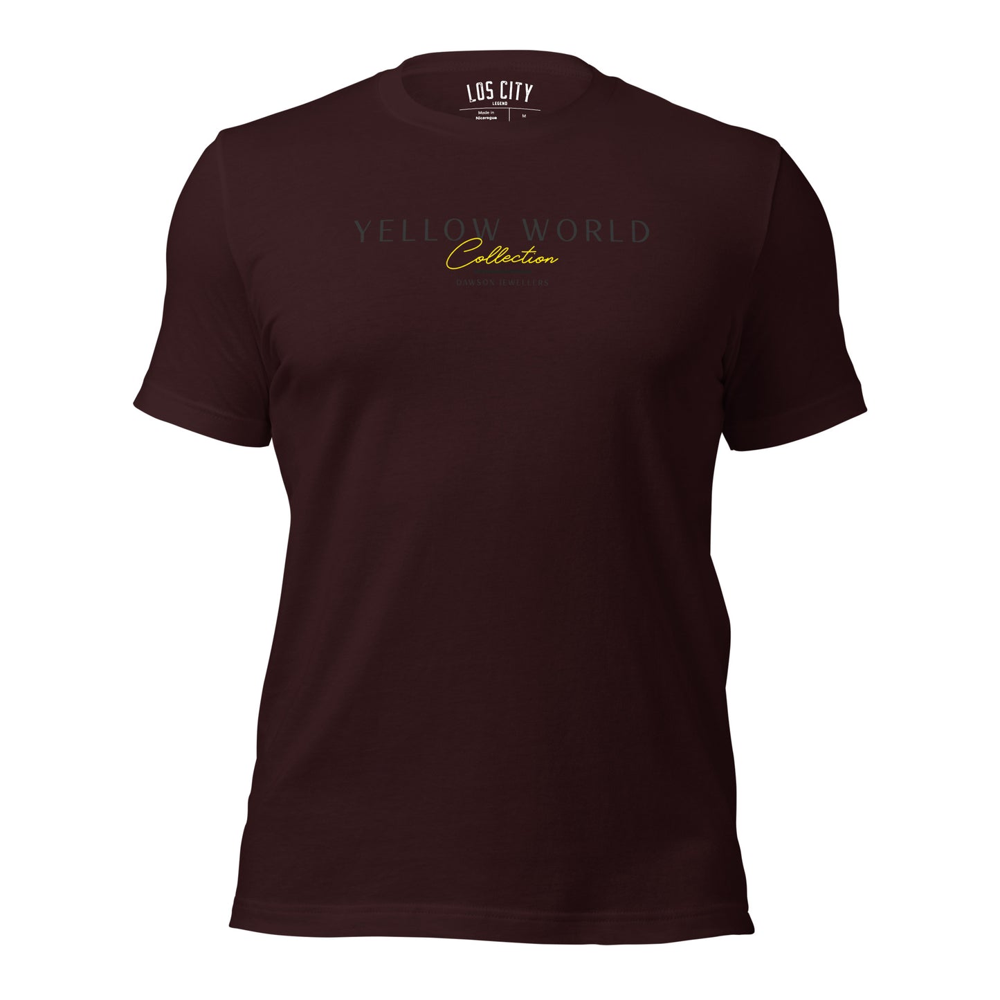 Yellow World Collection Unisex t-shirt