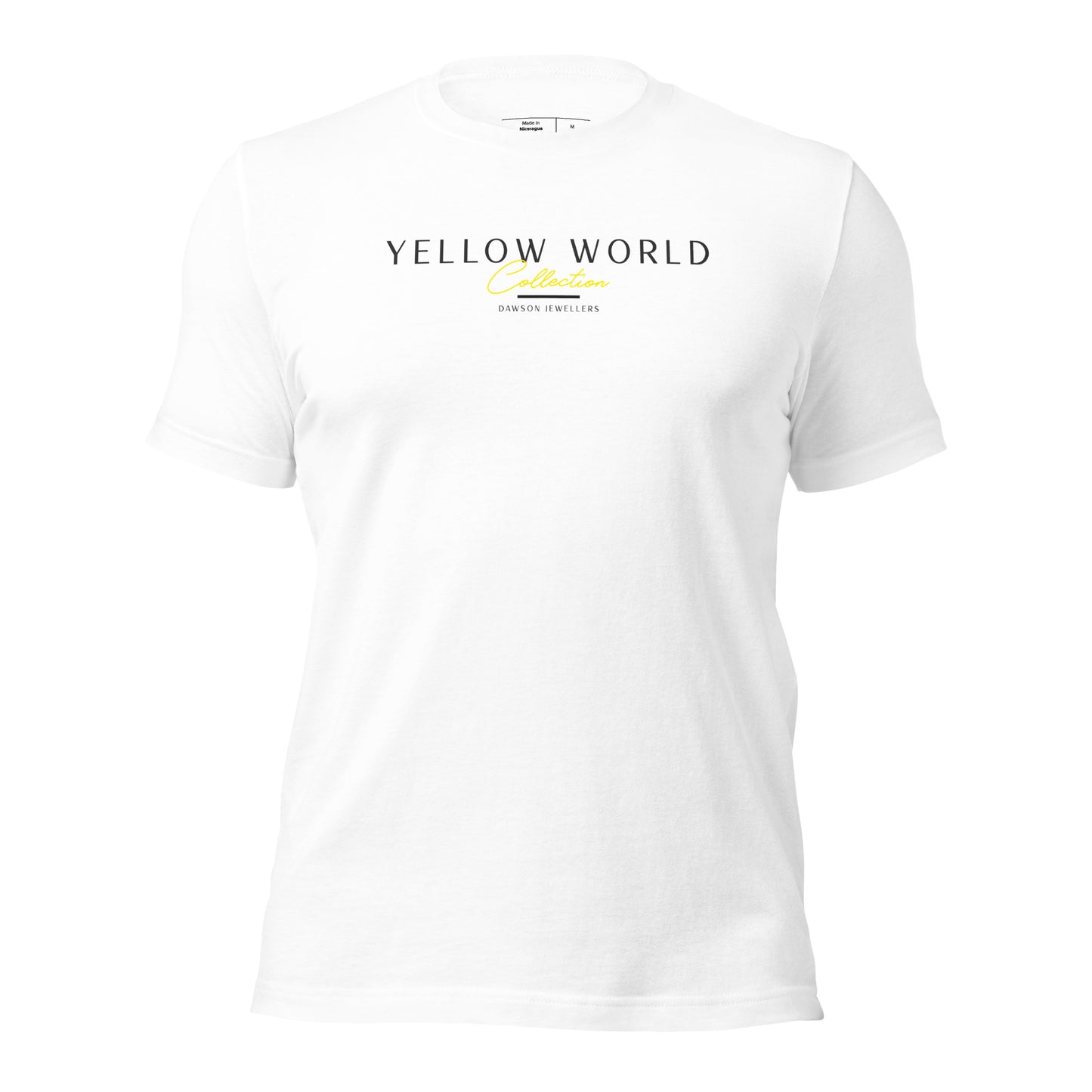Yellow World Collection Unisex t-shirt